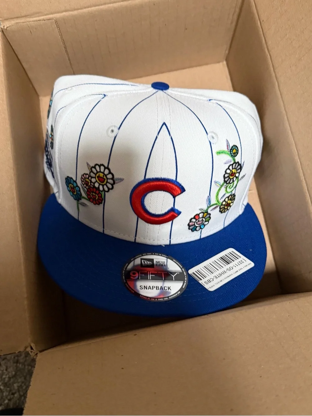 Complex x Takashi Murakami New Era Chicago Cubs Floral Pinstripe Snapback